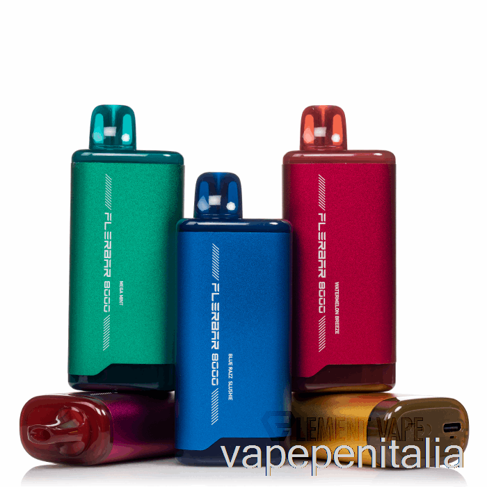 Scatola Vape Mod Flerbar 8000 Usa E Getta Limone Menta
